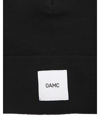 Oamc Logo Patch Wool Beanie Hat