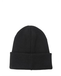 DSQUARED2 Mountain Patch Wool Knit Beanie Hat