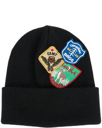 DSQUARED2 Patch Embroidered Beanie Hat