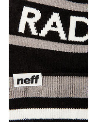 Neff The Radical Beanie In Black And Grey