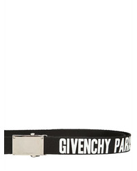 Givenchy 30mm Logo Printed Webbing Military Belt