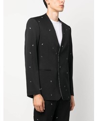 MM6 MAISON MARGIELA Abstract Print Knitted Blazer