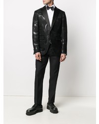 DSQUARED2 Abstract Print Single Breasted Blazer