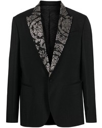 Versace Barocco Pattern Stud Embellished Blazer