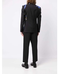 Moschino Brushed Abstract Print Tailored Blazer