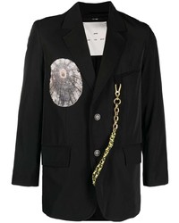 Song For The Mute Chain Link Detail Blazer
