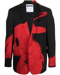 Moschino Graphic Print Suit Jacket