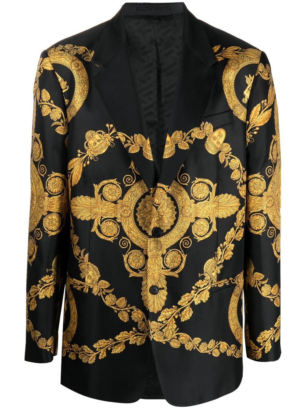 Versace Maschera Baroque Print Blazer, $3,895 | farfetch.com | Lookastic