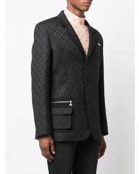 Marine Serre Moon Lozenge Tailored Blazer