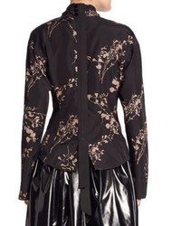 Marc Jacobs Printed Tie Neck Blouse