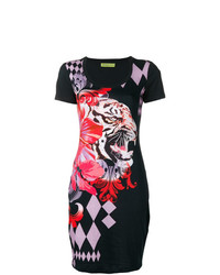 Versace Jeans Colour Block Fitted Dress