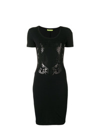 Versace Jeans Logo Fitted Mini Dress