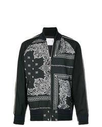 Sacai Bandana Patchwork Bomber Jacket