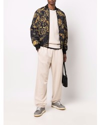 VERSACE JEANS COUTURE Baroque Pattern Print Bomber Jacket
