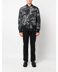 VERSACE JEANS COUTURE Baroque Print Bomber Jacket