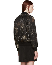 Givenchy Black Constellation Bomber Jacket