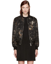 Givenchy Black Constellation Bomber Jacket