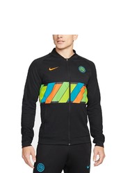 Nike Black Inter Milan I96 Anthem Raglan Full Zip Jacket At Nordstrom
