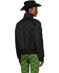 Gucci Black Jumbo Gg Jacket