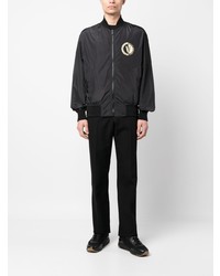 VERSACE JEANS COUTURE Chest Logo Print Bomber Jacket