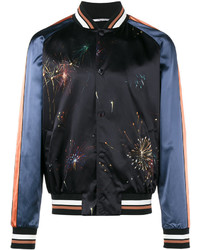 Valentino Fireworks Printed Bomber Jacket