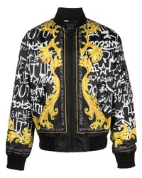 VERSACE JEANS COUTURE Graphic Print Bomber Jacket