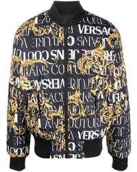 VERSACE JEANS COUTURE Logo Print Bomber Jacket