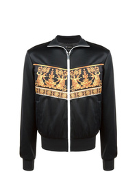 Versace Panelled Print Bomber Jacket