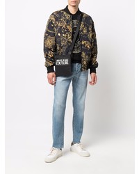 VERSACE JEANS COUTURE Reversible Bomber Jacket