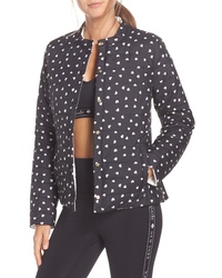 kate spade new york Ruffle Reversible Quilted Jacket