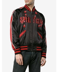 Gucci Spiritismo Silk Bomber Jacket