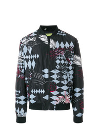 Versace Jeans Tropical Print Bomber Jacket