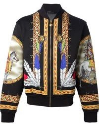 Versace Printed Bomber Jacket
