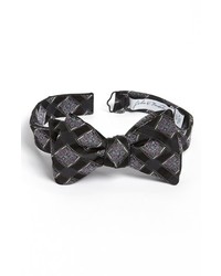 John W. Nordstrom Woven Silk Bow Tie Black Regular
