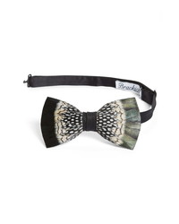 Brackish & Bell St Pierre Feather Bow Tie