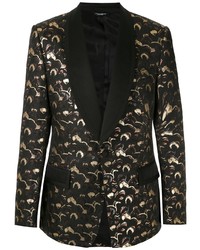 Dolce & Gabbana Jacquard Effect Single Breasted Blazer
