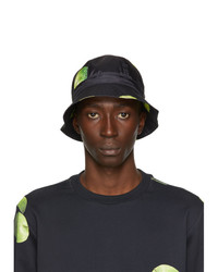 Paul Smith 50th Anniversary Black And Green Apple Bucket Hat