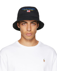 Polo Ralph Lauren Black Chino Bucket Hat