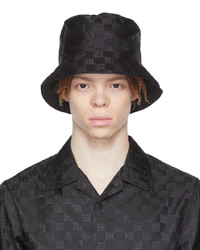 Misbhv Black Monogram Bucket Hat