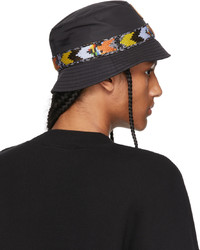 Palm Angels Black Multicolor Missoni Edition Heritage Bucket Hat