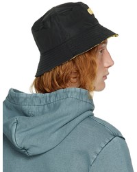 Gcds Black Polyester Bucket Hat