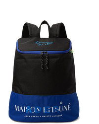 MAISON KITSUNÉ Ader Error Logo Embroidered Printed Canvas Backpack