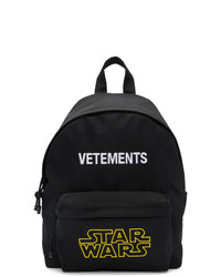 Vetements Black Star Wars Edition Logo Backpack