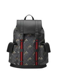 Gucci Gg Supreme Tigers Canvas Backpack