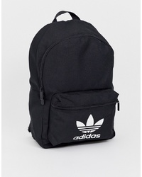 adidas Originals Logo Backpack In Black