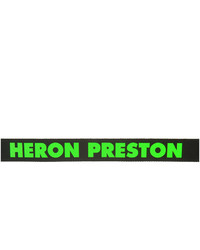 Heron Preston Black And Green Kk Tape Belt