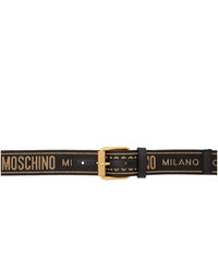 Moschino Black Ribbon Fantasy Belt