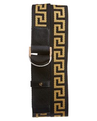 Versace Greek Key Web Belt