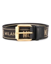 Moschino Logo Embellished Belt