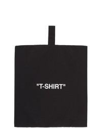 Off-White Black And White T Shirt Pouch